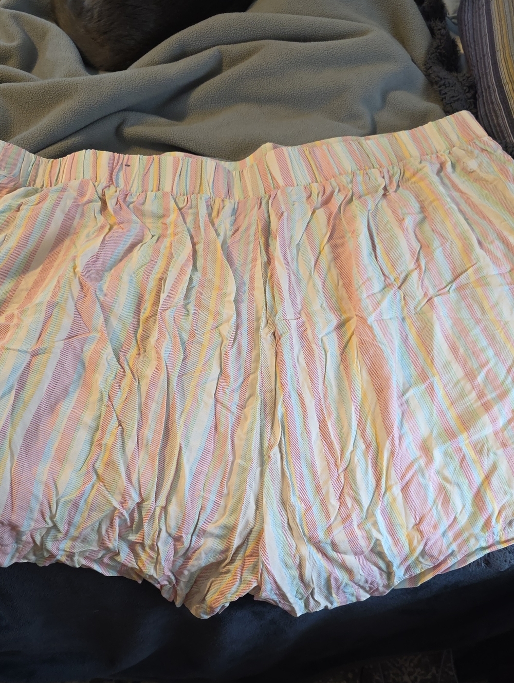 torrid Pastel Multi-Stripe High Waist Shorts